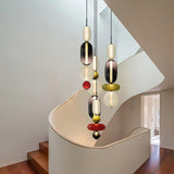 Kandiertes Glas Hanglamp – Levendige LED Glazen Fixture voor een Stijlvol Interieur