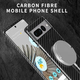 Koolstofvezel Telefoonhoes voor Google Pixel 7 8