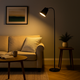 Scandinavische Vloerlamp | Minimalistisch Licht met Hout & Metaal