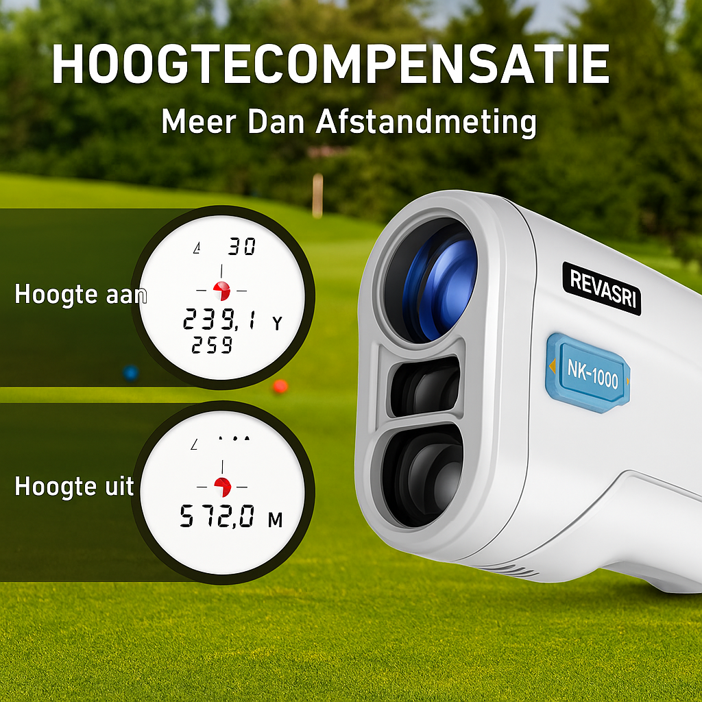 REVASRI – Golf Rangefinder met Slope & Pin Lock | Golf Afstandsmeter | 914m Laser, Oplaadbaar, Toernooilegale Slope Functie