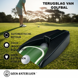 Putting Practice Mat met Automatisch Retour | Golf Puttingmat | Duurzaam ABS, Verbeter je Putt Skills