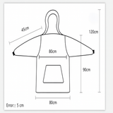 SNUGGOVA – Fleece Hoodie-Deken voor ultiem comfort