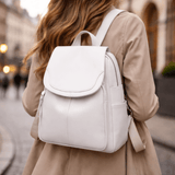 OPULENZA – Elegante Anti-Diefstal Leren Rugzak voor Dames