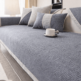 NATURWEFT – Antislip Katoen-Linnen Sofa Dekbedovertrek voor Alle Seizoenen