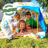 Kids' Bouwset - Creatieve Forten & Tenten - Leuk Educatief Plastic Speelgoed!