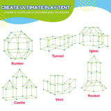 Kids' Bouwset - Creatieve Forten & Tenten - Leuk Educatief Plastic Speelgoed!