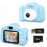 Kindercamera met 1080p HD Video – Duurzaam, Valbestendig voor Kinderen van 3 Jaar en Oudere, Dubbele Camera Functie