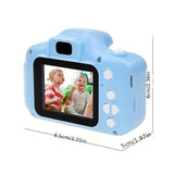 Kindercamera met 1080p HD Video – Duurzaam, Valbestendig voor Kinderen van 3 Jaar en Oudere, Dubbele Camera Functie