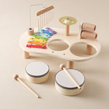 Kinderen’s Houten Muziektafel Xylofoon Drums Educatief Instrument