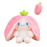 Pluche dieren met transformatie in fruit - BerryBunny