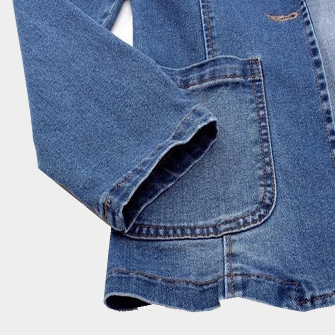 MARZIA | Stijlvolle Dames Denim Blazer - Elegant & Comfortabel