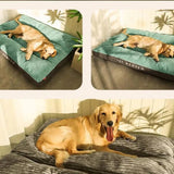 Comfortabele Orthopedische Hondenbed | Ondersteunend Kussenbed voor Grote Honden met Antislipbasis