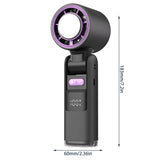HandyFan Pro - Draagbare Opvouwbare Ventilator met Digitale Weergave en 4000mAh Batterij