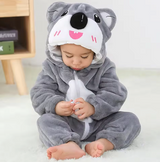 CozyCubs | Flanellen Baby Romper – Schattige Verkleed Outfit
