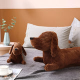 CuddlyPlush - Schattig Kordel Teckel Pluche Kussen