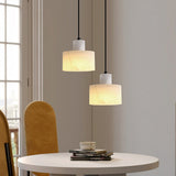 Scandinavische Witte Marmeren Hanglamp – Minimalistische Elegantie voor Moderne Interieurs