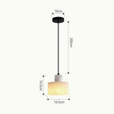 Scandinavische Witte Marmeren Hanglamp – Minimalistische Elegantie voor Moderne Interieurs