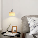 Scandinavische Witte Marmeren Hanglamp – Minimalistische Elegantie voor Moderne Interieurs