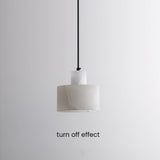 Scandinavische Witte Marmeren Hanglamp – Minimalistische Elegantie voor Moderne Interieurs
