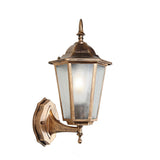 Retro Glazen Buitenwandlamp – Vintage Charme met Moderne Duurzaamheid