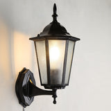 Retro Glazen Buitenwandlamp – Vintage Charme met Moderne Duurzaamheid
