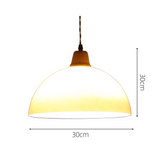 Retro Amber Glazen Boerderij Hanglamp – Vintage Charme met Rustieke Elegant