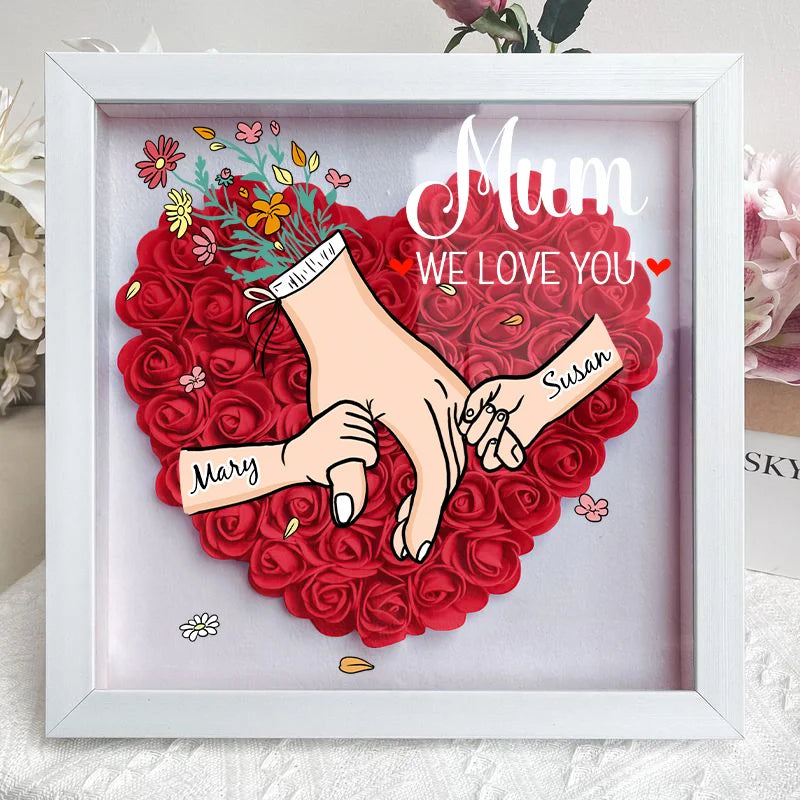 FloraFrame | Voeg jullie namen en een liefdevolle boodschap toe om het net zo speciaal te maken als jullie band met mama