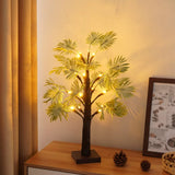 LED Kerst Palmboom Licht – Warm Witte Batterij-Aangedreven Feestdecoratie