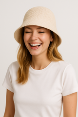 Lichtgewicht Zonnehoed voor Dames – Ademend, Opvouwbaar & UV-beschermend