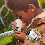 Draagbare Microscoop voor Kinderen 60x-120x met LED Licht - Compact & Kindvriendelijk