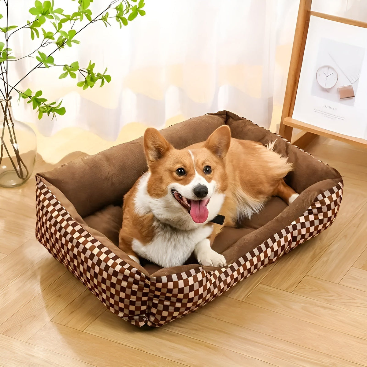 Luxe Orthopedisch Pluche Huisdierbed - PlushNest