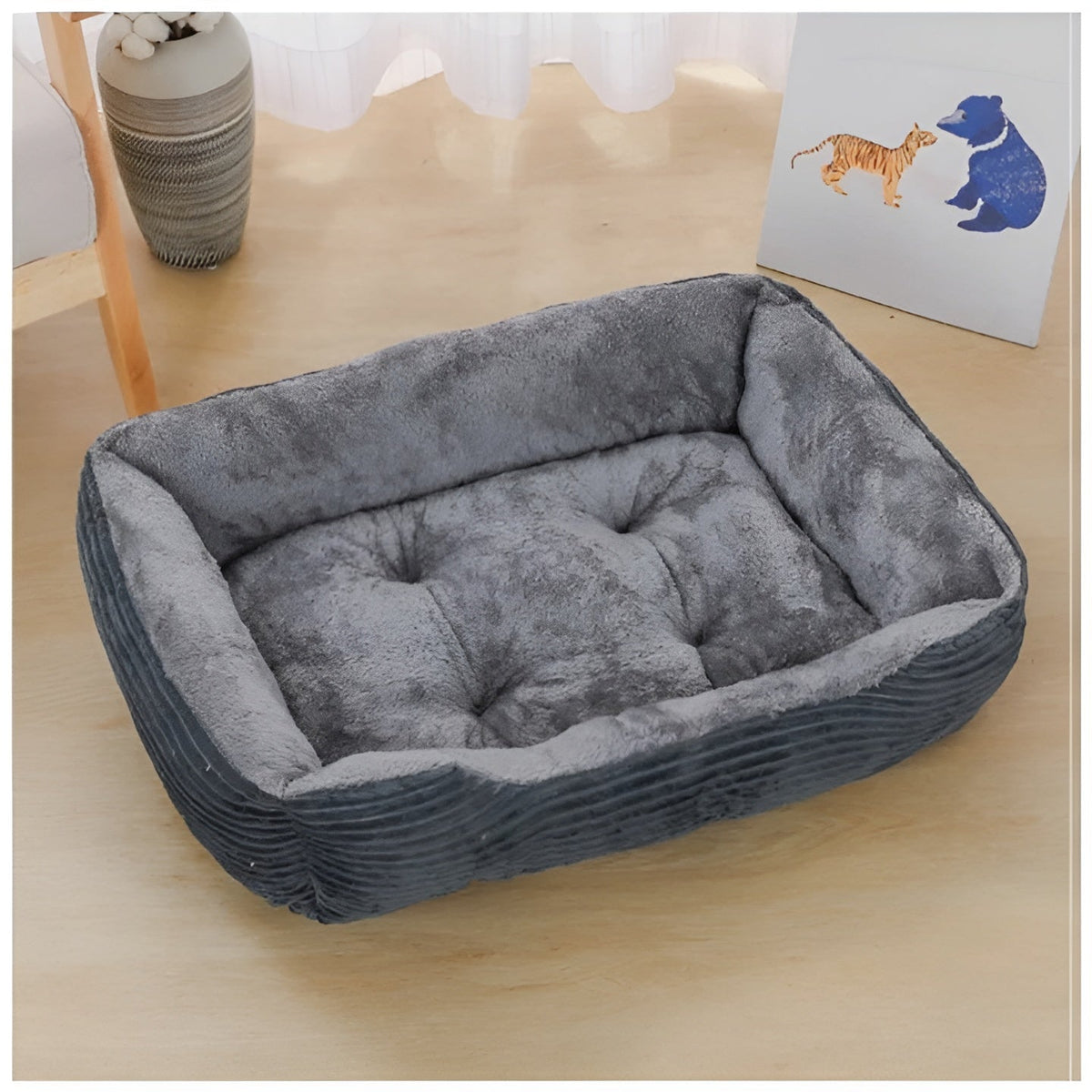 Luxe Orthopedisch Pluche Huisdierbed - PlushNest