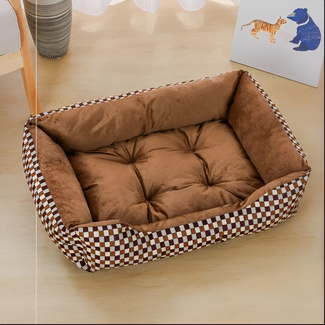 Luxe Orthopedisch Pluche Huisdierbed - PlushNest