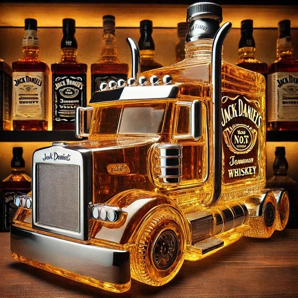 Whisky Fles Vrachtwagen Semi