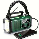 EcoPower Radio – Noodradio met zonne-energie, zaklamp en USB-oplaadfunctie
