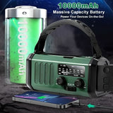 EcoPower Radio – Noodradio met zonne-energie, zaklamp en USB-oplaadfunctie