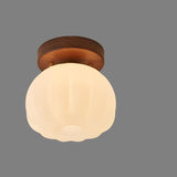 Pompoen Flush Plafondlamp – Speelse & Warme LED Verlichting voor Elke Kamer