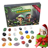 GemQuest Advent Kalender 2025 – 24 Natuurlijke Kristallen voor Ontdekking & Vreugde