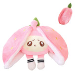 Pluche dieren met transformatie in fruit - BerryBunny