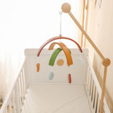 Sensorisch Houten Mobiel voor Baby's met Vormen en Kleurimpulsen