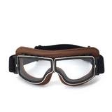 Vintage Leren Motorbril – RiderEdge