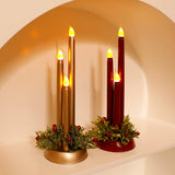 CANDLEX – Vlamloze LED Kerstkaarsen met Realistisch Flikkeren
