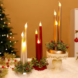 CANDLEX – Vlamloze LED Kerstkaarsen met Realistisch Flikkeren