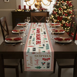 ChristmasRunner | Dek de tafel voor herinneringen die een leven lang meegaan met een tafelloper die het hart van elk gezin viert