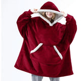 SNUGGOVA – Fleece Hoodie-Deken voor ultiem comfort