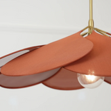 Hanglamp van Stof met Vintage Bloemmotief voor Woonkamer en Eetkamer