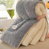 Fluff Fusion Dekbed - Dikke dubbelzijdige dekbed met vulling - Geometrisch pluche dekbed - Machinewasbaar