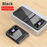 Transparante galvanische Phantomscharnier-telefoonhoes voor Samsung Galaxy Z Flip 5 4