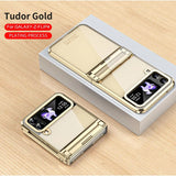 Transparante galvanische Phantomscharnier-telefoonhoes voor Samsung Galaxy Z Flip 5 4