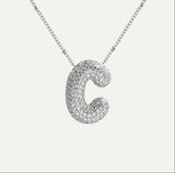 Diamanten Ketting met Letter